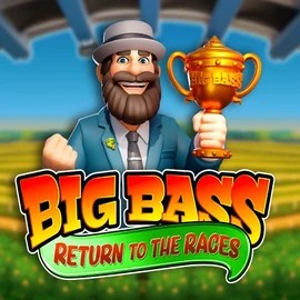 Official Slots logo: Big Bass Return to the Races by Pragmatic Play at Gambloria Casino