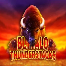 Buffalo Thunderstacks casino game by Amatic Industries – featured logo at Gambloria Casino