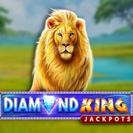 Diamond King Jackpots logo – Jackpots by SpinPlay Games at Gambloria Casino