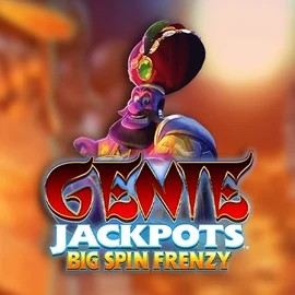 Genie Jackpots: Big Spin Frenzy logo by Blueprint Gaming Gambloria Casino