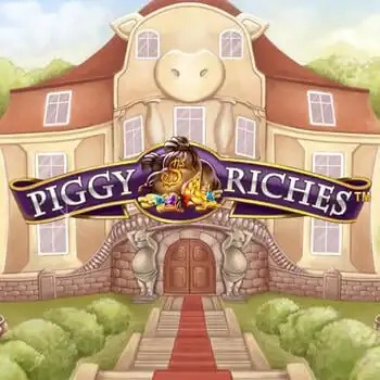 Piggy Riches game by NetEnt – logo hosted on Gambloria Casino
